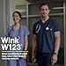 W123 Men's V-Neck Scrub Top Pewter