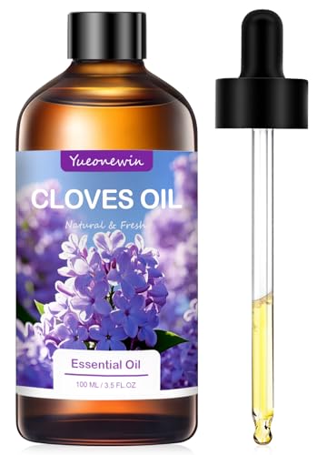 Nelkenöl 100 ml Reines Nelke Ätherische Öle für Diffuser Nelkenöl Ätherisches Öl Aromatherapie Duftöle für Massage DIY Seife Kerzenherstellung Bad Entspannung Geschenke für Frauen Weihnachten