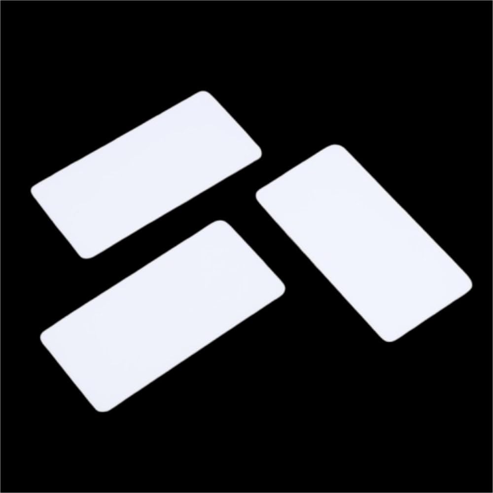 Feuille de substrat Plaque de céramique Calumina, panneau flocons blanche, substrat rectangulaire résistant à l'abrasion, 1 pièce(5x150x3mm)