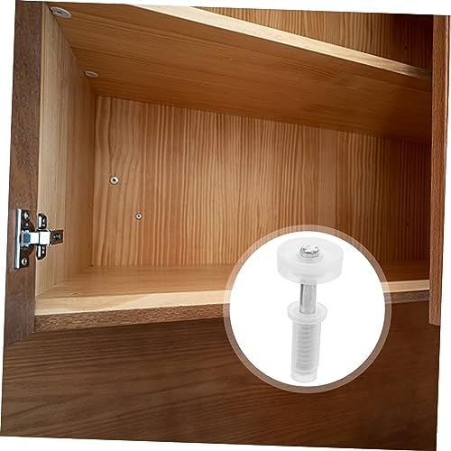 Bisagra pivotante para puertas plegables DOITOOL, hardware para clósets residenciales y comerciales, acabado cromado, color blanco miniatura 6