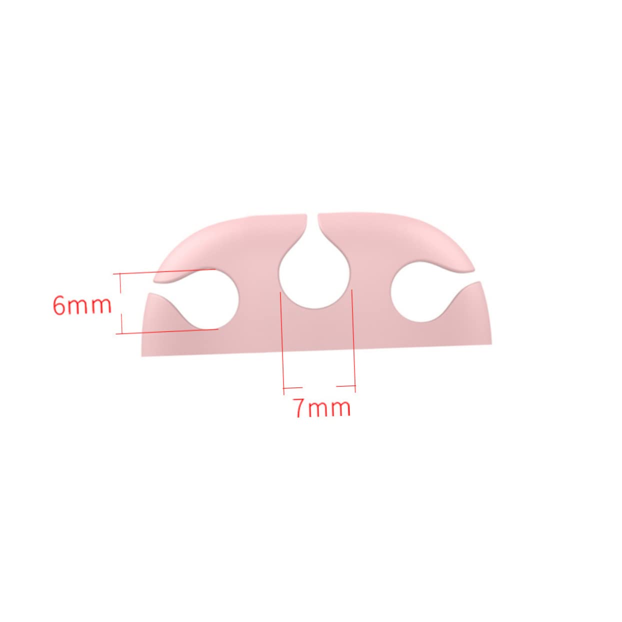 ARTIBETTER 5 Sets Silikon-kabel-organizer-clips Kopfhörerkabel-organizer Klebe-kabel-organizer Für Den Schreibtisch 6 Stück * 5