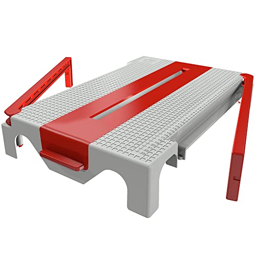 Kronen-Hansa Doc Dustfree Schneidebrett zum staubreduzierten Schneiden von Fliesen und Platten (Fliesen-Schneidetisch zur Staub-Absaugung, Schneideführung 40 x 2,2 cm) Kronen-Hansa Doc Dustfree Schneidebrett zum staubreduzierten Schneiden von Fliesen und Platten (Fliesen-Schneidetisch zur Staub-Absaugung, Schneideführung 40 x 2,2 cm)