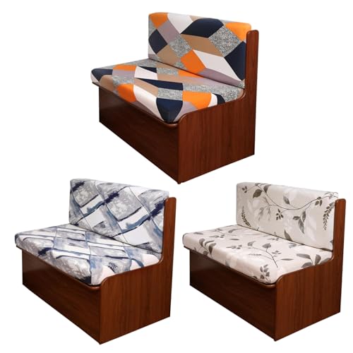 Housses de coussin de dinette RV stretch pour masquer l'usure des sièges - 8