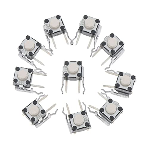 Image of CALANDIS For Xbox 360 One Controller LB /RB Tactile Switch Bumper on Replacement, White, Pack of 10 | Controllers & Attachments | Video Game Accessories