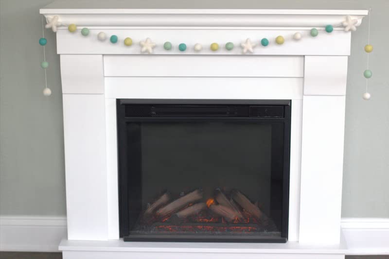 Felt Ball & Star Garland - 1