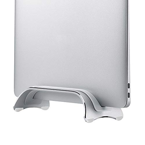 SIIG Aluminum Vertical Laptop Stand Holder, Desk Space Saving, Three Rubber Sizes 0.56