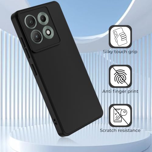 Image of A rtistque Back Cover Case for Motorola Edge 70 Max 5G | Camera Protection | Shockproof TPU | Stylish Protective Design | Slim Fit | Ultra Matte | Motorola Edge 70 Max Back Cover - Black