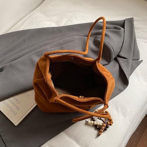 Bolsa Tote de Ante para Mujer Vintage miniatura 5