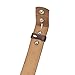 Falari Replacement Genuine Leather Belt Strap Without Buckle Snap on Strap 1.5