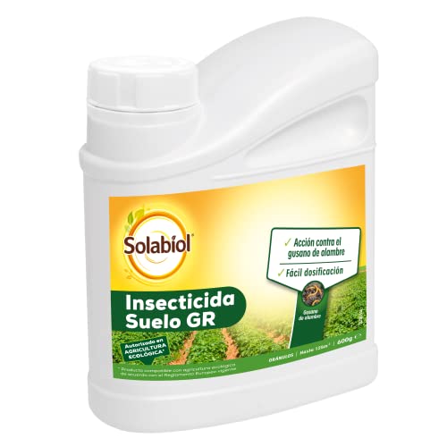 Solabiol Insecticida Suelo para huerto. Apto para Agricultura ecológica. Control de plagas en Cultivos hortícolas, gris Cover