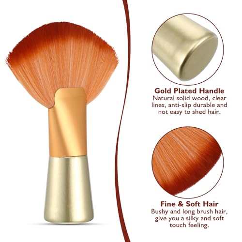 Image of Molain Large Body Powder Brush for Spray Tan, Fluffy Fan Brush for Salon