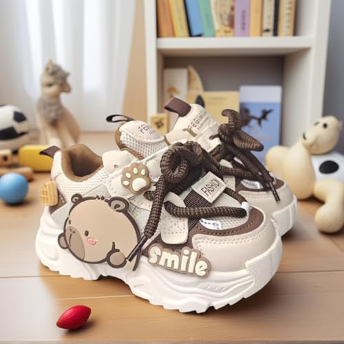 Kids Cute Chunky Sneakers, Y2K Cartoon Capybara Shoes Kawaii Smile Patch Boys Girls Casual Sports Soft Sole Anti Slip3