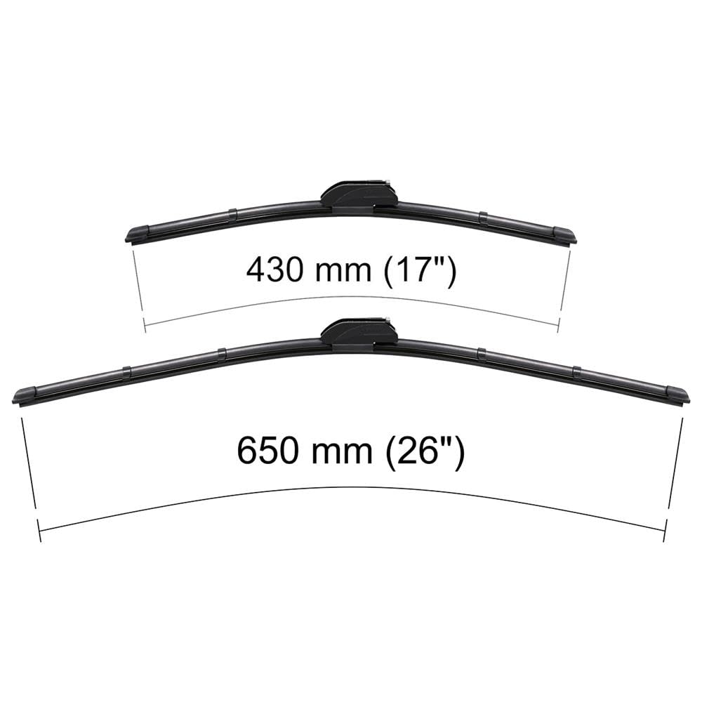 Mossa Escobillas delanteras adecuadas para Jaguar XE Berlina (2015- ) PB