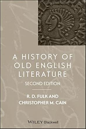 A History of Old English Literature 2nd Edition book cover
