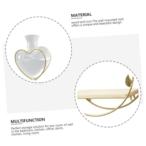 Étagère murale nordique bois et fer comme solution pour petits objets - 6