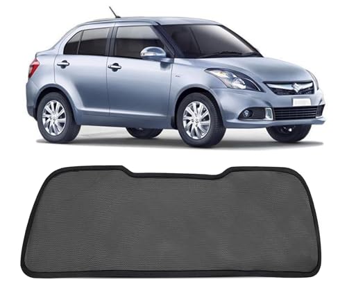 Image of Autofact Dicky Curtain for Swift Dzire 2012-20216 | Custom Fit Rear Windshield Sunshade | UV & Heat Protection | Foldable Mesh | Privacy & Cooling Car Accessory