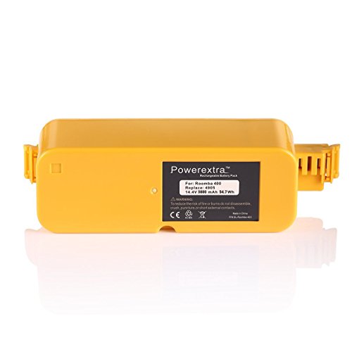 Powerextra 14.4V 3800Mah Ni-Mh Replacement Battery Compatible With Roomba 400 Series Roomba 400 405 410 415 416 418 4000 4100 4105 4110 4130 4150 4170 4188 4210 4220 4225 4230 4232 4260 4296 #TOP6