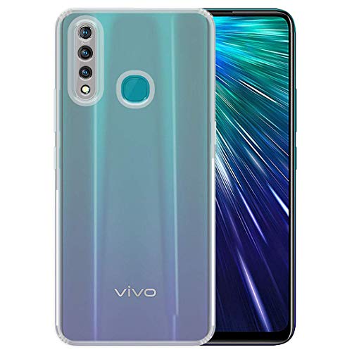 Image of Case Creation Brand - Mobile Cover for Vivo Y17 (Soft & Flexible Back Case), Transparent