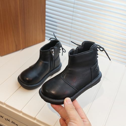 Toddler Girls Boys Water Proof Ankle Boots High Top First Walking Soft Sole Anti-Slip Flat Girls Mad Scientist Boots3