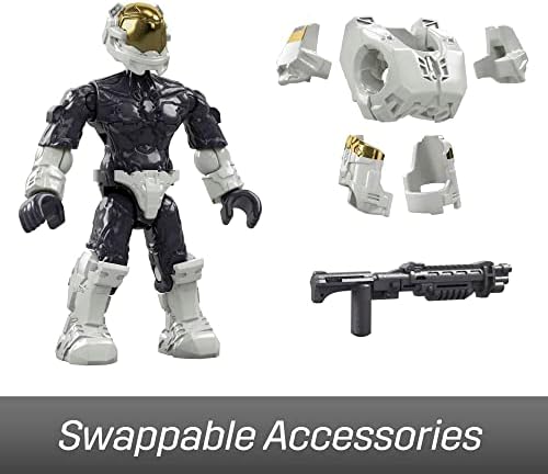 MEGA Halo UNSC Razorback Blitz Halo Infinite Toy Car Building Set for Adults, Spartan Kelly-087, 302 bricks and pieces, Ages 8+
