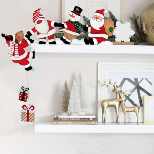 Weihnachten Türrahmen Deko, Lustig Weihnachtsmann Weihnachten Elch...