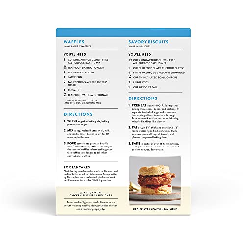 King Arthur, Gluten Free All-Purpose Baking Mix, Gluten-Free, Non-Gmo Project Verified, Certified Kosher, 24 Ounces #TOP2