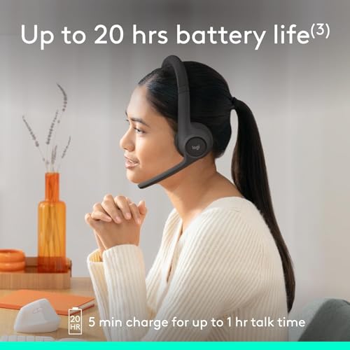 Logitech Zone 301 Wireless Bluetooth Headset - Graphite - image 8