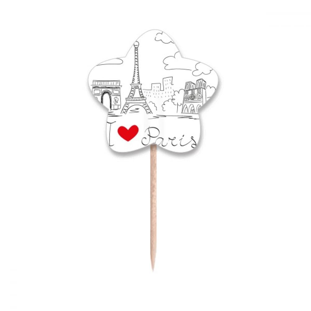 Picks Tour Eiffel de qualité supérieure pour buffet et pâtisserie fine