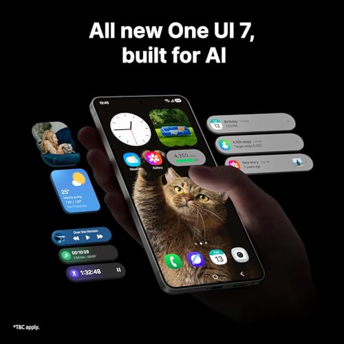 SAMSUNG Galaxy S25 Edge Phone, 512 GB AI Smartphone, Unlocked Android, Night Video, Fast Processor, ProScaler Display, All-Day Battery, 2025, US 1 Yr Manufacturer Warranty, Titanium JetBlack