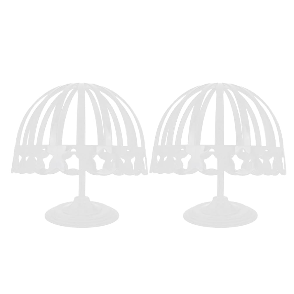 TOVINANNA Modern Hat Display Rack 2pcs Cap Display Stand Elastic Support for Store Home Decor