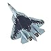 MOOKEENONE Alloy Russian SU57 Air Force Fighter Attack PlaneAircraft Model Aircraft Model 1:100 Model Simulation Science Exhibition Model