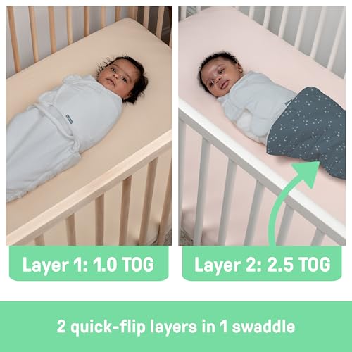 SwaddleMe Ingenuity Gigoteuse 0-3 Mois | Sac de Couchage Bébé Stardust