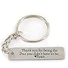 Stepdad Gift For Step Dad Keychain Thank You For Being The Dad You Didn’t Have To Be Father’s Day Gift Stepdad Keychain…