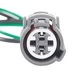 KIttyland 2 Wire Coolant Temperature Sensor Plug Pigtail Connector Oil Pressure Switch Plug Replacement for Honda Civic Prelude Accord B/D/H/F Engines VTEC The J Series Fan