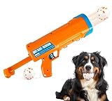 ALL FOR PAWS Dog Ball Launcher, Dog Tennis Ball Blaster with 3 Balls, Interactive Tennis Thrower for Small Medium Large Dogs, Play Fetch Toy for Dogs for Outdoor Exercise