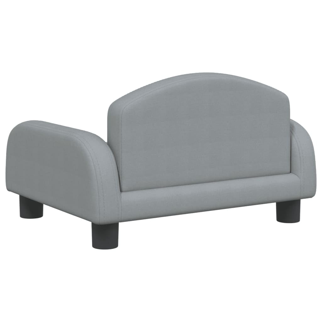 Homgoday Canapé pour enfants, gris clair, 50 x 40 x 30 cm, en tissu, canapé-lit, canapé, salon, canapé, canapé, jardin, salon, terrasse extérieure, mobilier