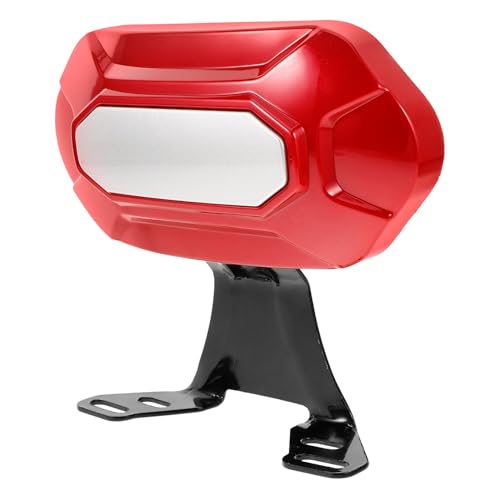 PERSELOSO 踏板車用赤色背もたれクッション 耐久性快適設計 簡単取り付け 汎用スクーター 電動バイク対応 長乗車向け座椅子補助パーツ