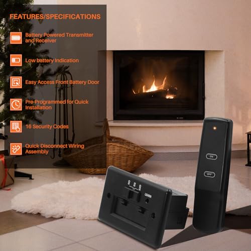 Wofunpart WYC-RCBO4C Gas Fireplace Remote Control Kit thumb #3