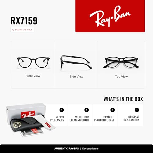 Image of Ray-Ban RX7159 Rb7159 Optics Round Eyeglasses for Men for Women