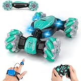 PREPOP Gesture Sensing RC Stunt Car for Kids, Remote Control 4WD Hand-Controlled Drift Twist Vehicle with Light & Music, Cool Birthday Gifts for Boys Age 5 6 7 8 9 10 11 12 Year Old