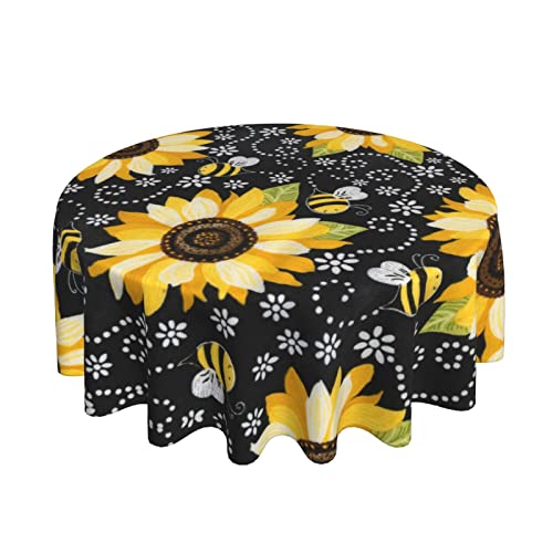 Nappe ronde en polyester PSVOD 152 cm pour table de buffet - 3
