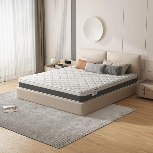 Stanew Colchón 160x200 Viscoelástico,Colchón Viscoelástica 18 cm, Reversible Colchón de Espuma con Memoria de Forma,Suave y cómodo,Antibacerias e Hipoalergénico,Oeko-Tex (160 X 200 CM)