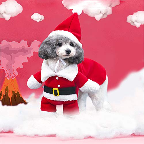 Disfraz Navidad para Perro y Gato Santa L miniatura 3