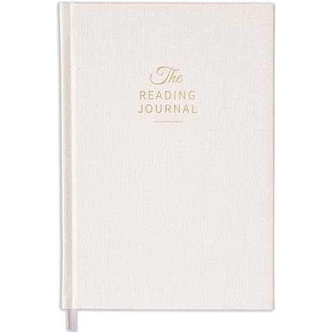 Reading Journal - A5 Book Journal, 5.9'' x 8.3'', Book Journal Reading Log with Back Pocket & Book Marks, Gifts for Book Lovers & Readers Cover