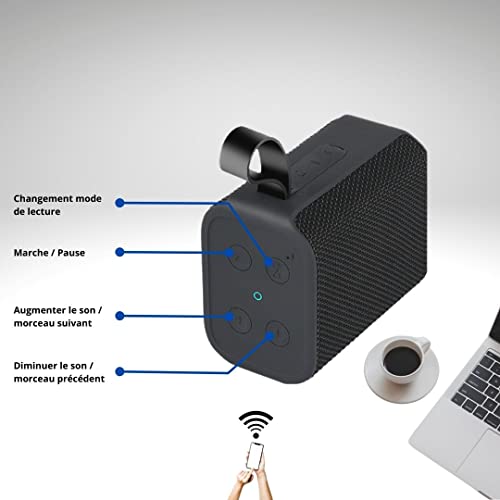 Waterproof wireless speaker, black - Image 2