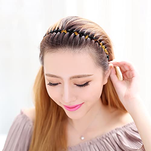 Hyfeel HYHEADBAND007RE Wavy Headbands Plastic Skinny Thin Non-Slip Flexible Hair Bands Simple Hoops Hair Accessories thumb #5