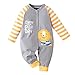 Produktbild YONSIN Baby Body Süß Strampler Mode Overall Mädchen Junge Cartoon Löwe Druckn Babykleidung Neugeborenen Säugling Baby Tops Outfit Schlafanzug Kinder Baby Sommer Herbst Kleidung 0-24 Monate