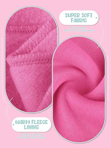 Resinta Girls Fleece Lined Sweatpants Youth Jogger Athletic Pants Kids Pull-On Pants with Pockets and Drawstring2