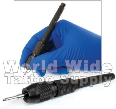 BRASS PEN HOLDER for Skin Marking Pens Tattoo Stencil Outline Design Supply