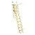 Rainbow Attic Stair Prestige Telescoping Attic Ladder Yellow